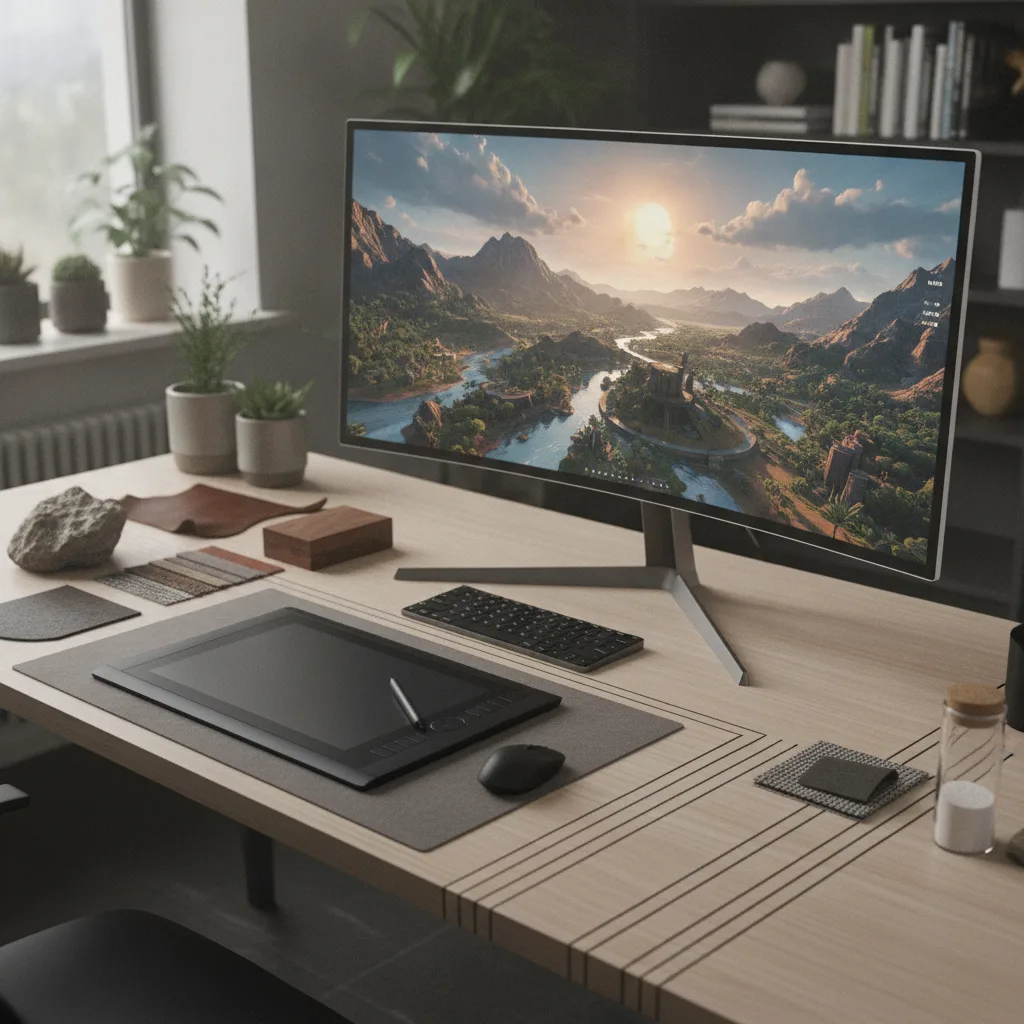 environment artist métier